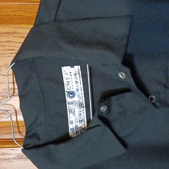 Chef Designs Men's RK Spun Poly Long Cook Shirt - Picture 4 of 8